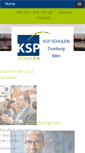 Mobile Screenshot of ksp-schulen.de